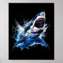 Suche nach great white shark poster Fisch