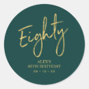 Suche nach 80 geburtstag aufkleber Achtzig