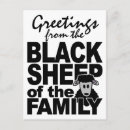 Suche nach schwarze schafe postkarten Familie