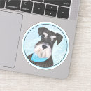 Suche nach niedlicher schnauzer aufkleber Hund
