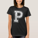 Suche nach p monogramm tshirts Alphabet