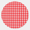 Suche nach picknick aufkleber Gingham