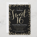 Suche nach sweet 16 poster Schwarz und gold