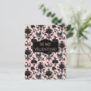Suche nach rose auf schwarzem postkarten Rosa