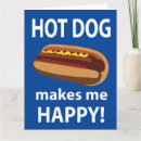 Suche nach hot dog karten Senf