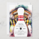 Suche nach bowling party einladungen Aquarell