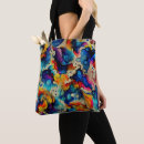 Suche nach flüssige kunst tote bags Blau