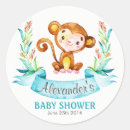 Suche nach affe babyparty aufkleber Aquarell
