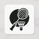 Suche nach badminton visitenkarten Schläger
