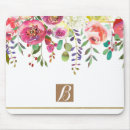 Suche nach aquarell mit blumen mousepads Gold