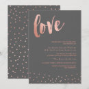 Suche nach rose gold hochzeits einladungen Minimalistisch