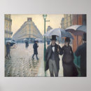 Suche nach paris an einem regnerischen tag poster Straße