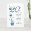 Suche nach 20 geburtstag karten Modern