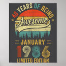 Suche nach der 40 geburtstag frau poster Modern