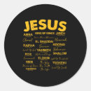 Suche nach jesus name aufkleber Gott