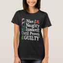 Suche nach unschuldig tshirts Weihnachten