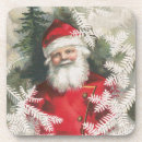 Suche nach weihnachtsmann untersetzer Vintage