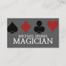 Suche nach magier visitenkarten Trick