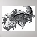 Suche nach koi kunst poster Tattoo