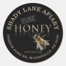 Suche nach honigbienen aufkleber Gold