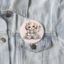 Suche nach niedlicher welpe buttons Für sie