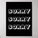 Suche nach sorry poster Modern