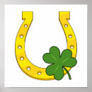 Suche nach glücksbringer poster Kleeblatt