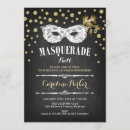 Suche nach masquerade ball einladungen Geburtstagsfeier