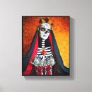 Suche nach tag der toten leinwandbilder Calavera