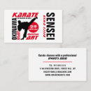 Suche nach selbstverteidigung visitenkarten Karate