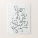 Suche nach hipster puzzle Schwarz weiß