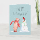 Suche nach snowman karten Personalisierte weihnachtskarte