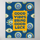 Suche nach good vibes poster Blau