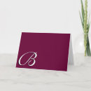 Suche nach monogramm b postkarten Elegant