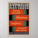 Suche nach syphilis poster Vintag