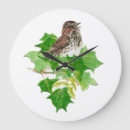 Suche nach spatz wanduhren Aquarell