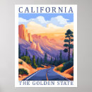 Suche nach kalifornien staat poster Vintage