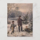 Suche nach weihnachtsszene postkarten Winterlandschaft