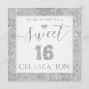 Suche nach bonbon 16 geburtstag einladungen Glitter