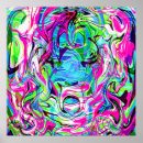 Suche nach chaos kunst poster Weiß