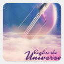 Suche nach vintage science fiction aufkleber Raumfahrt