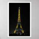 Suche nach eiffelturm nachts poster Reise