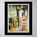Suche nach kuba reise poster Vintag