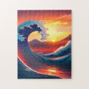 Suche nach katsushika hokusai puzzle Vintag