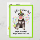 Suche nach schnauzer andere einladungen Hund