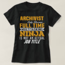 Suche nach archivistes tshirts Beruf