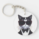 Suche nach schwarze katze schlüsselanhänger Tuxedo