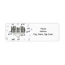 Suche nach musiknoten rücksende aufkleber Tastatur