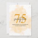 Suche nach 75 geburtstag karten Gold