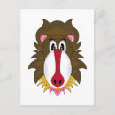 Suche nach affe cartoon postkarten Baboon